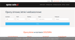 Desktop Screenshot of opony-auto.pl