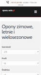 Mobile Screenshot of opony-auto.pl
