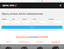 Tablet Screenshot of opony-auto.pl